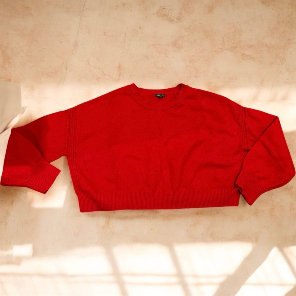 Women’s Red Cropped Sweater - Wild Fable XL